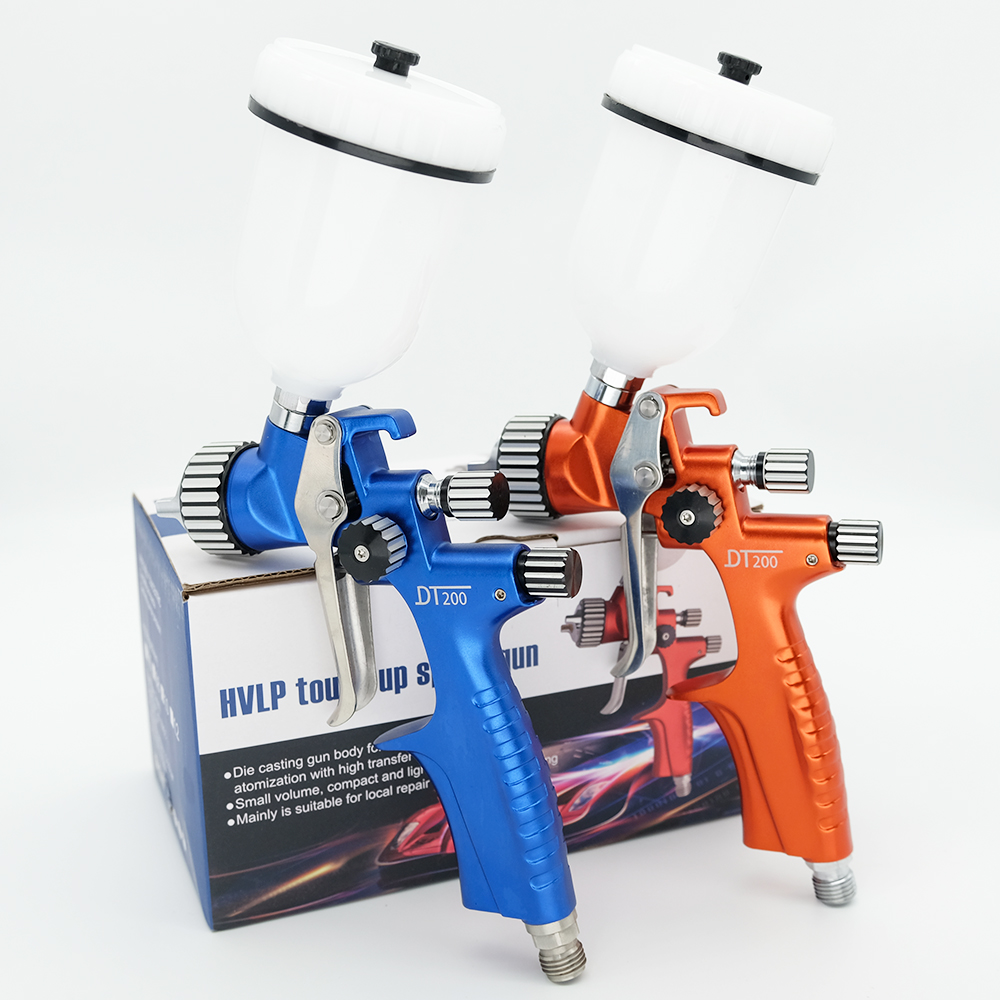 Airbrush Kit With Mini Compressor - Nuovo 0.5mm/0.8mm/1.0mm/1.2mm Ugello Professionale HVLP Mini