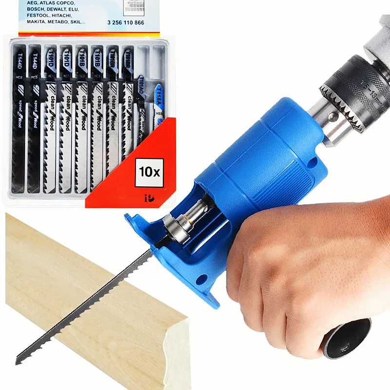 Reciprocating Saw Attachment Drill - Adattatore per sega alternativa portatile trapano