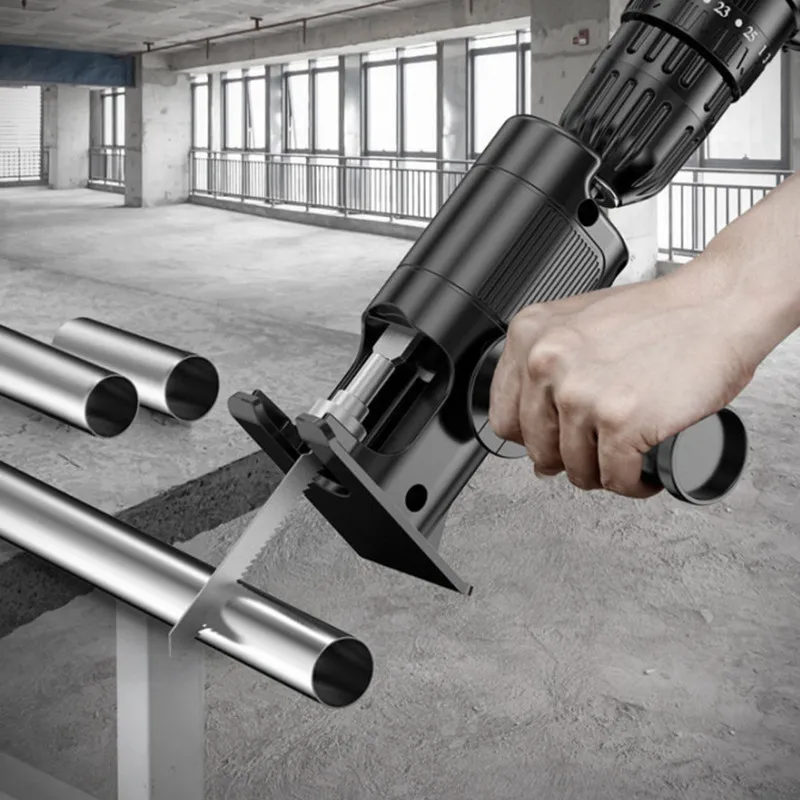 Reciprocating Saw Attachment Drill - Adattatore per Sega a Traforo, Accessorio
