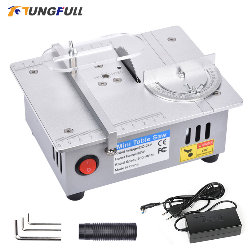 Mini Table Saw For Woodworking - Mini sega da tavolo 96W 5000RPM