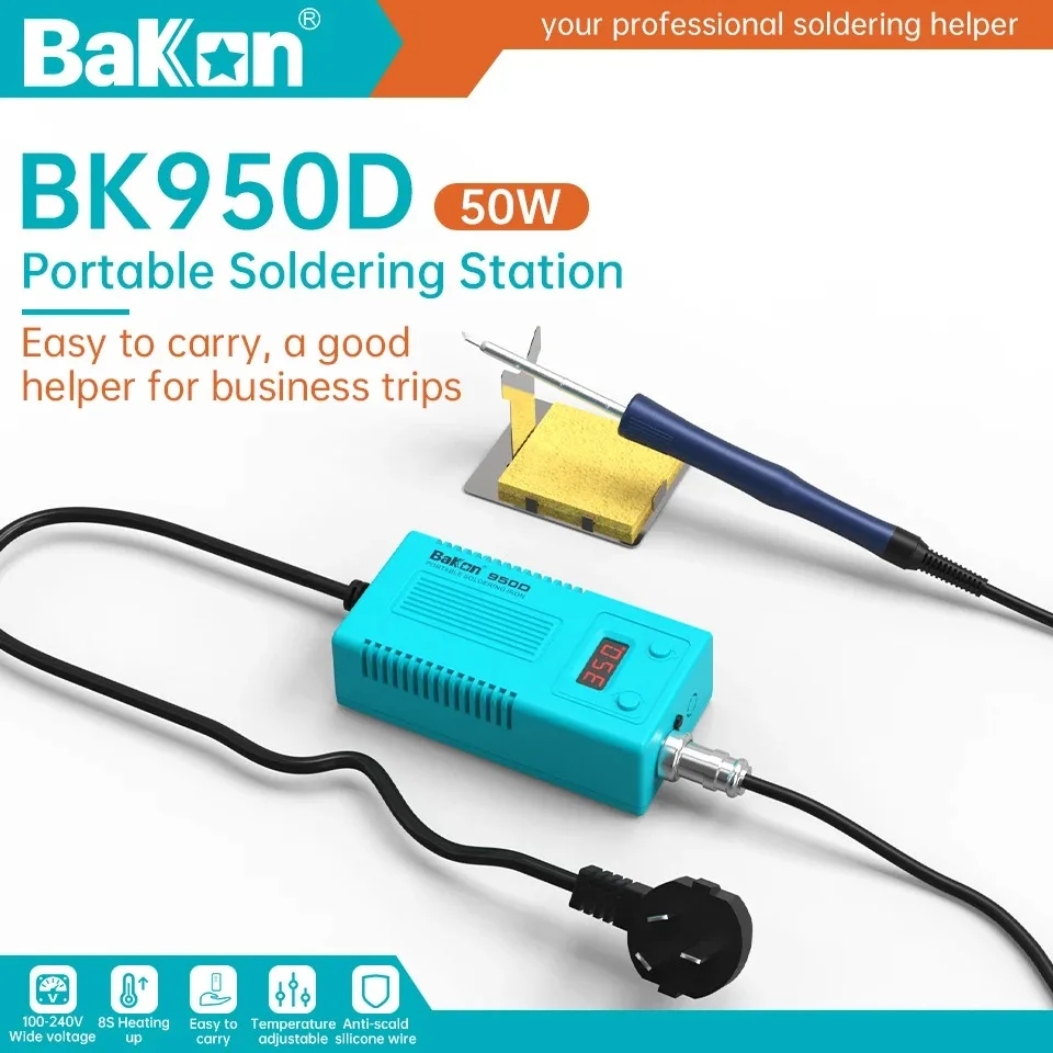 Digital Soldering Station T12 - Stazione di Saldatura Digitale Bakon BK950D