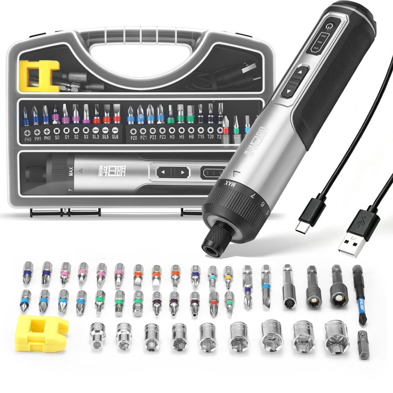Electric Screwdriver Rechargeable Usb - Set di Cacciaviti Elettrici Senza Fili