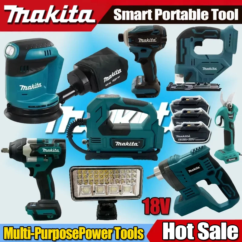 Brushless Angle Grinder Battery Powered - Nuovo Kit Combo Makita Senza Spazzole: