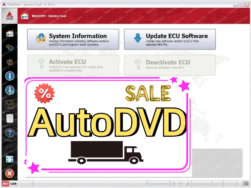 Power Tools - AutoDVD AGCO SISU Power WinEEM4 Strumento