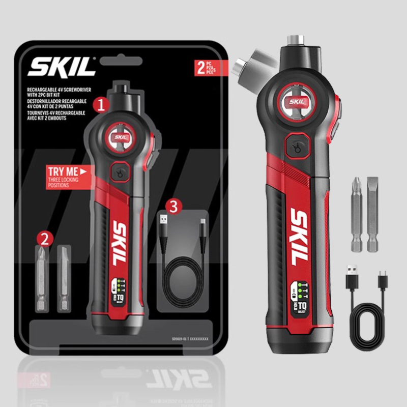 Electric Screwdriver Rechargeable Usb - SKIL 5619 Mini Set di cacciaviti