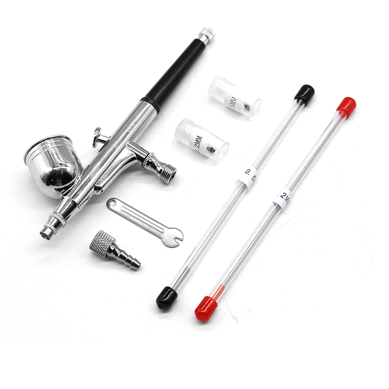 Airbrush Kit With Mini Compressor - Gravity Dual-action Mini aerografo vernice pistola