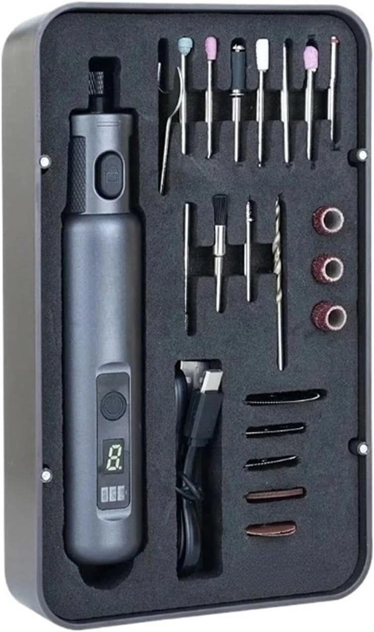 Cordless Rotary Tool Kit Accessories - Kit Utensile Rotante Senza Fili Multifunzione,