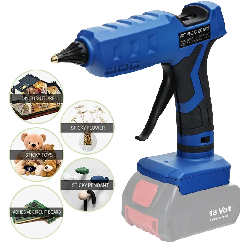 Hot Melt Glue Gun Cordless - Pistola per colla a caldo senza