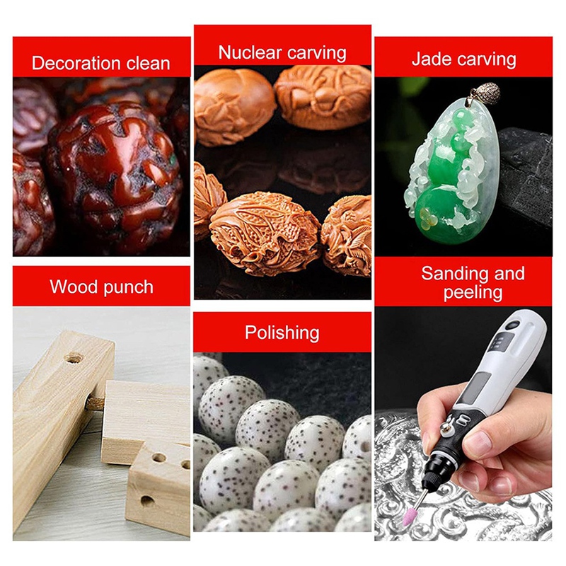 Cordless Rotary Tool Kit Accessories - SHGO Mini Kit per Smerigliatrice, Utensile