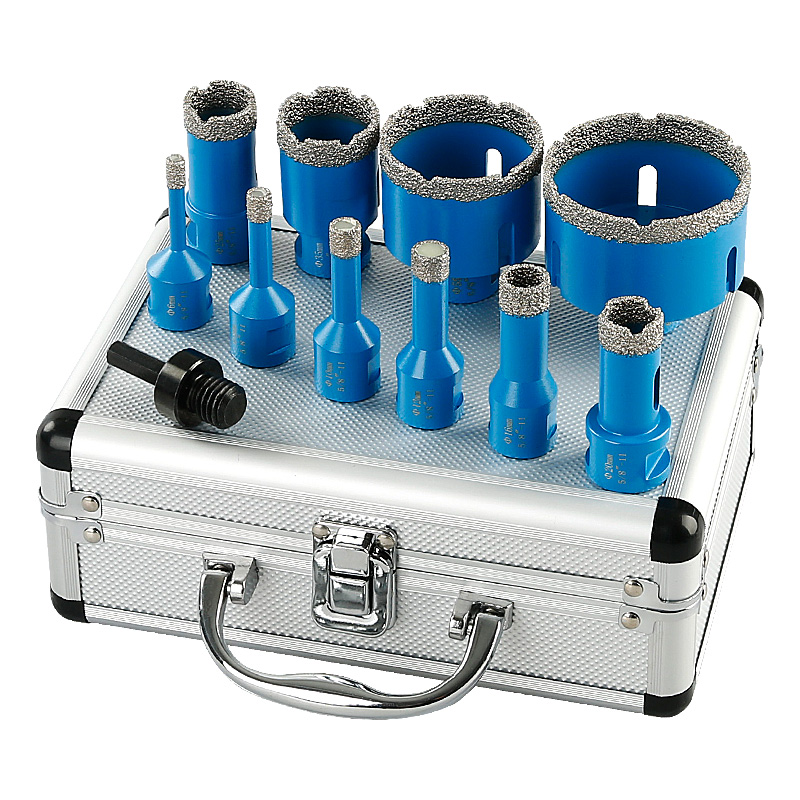 Reciprocating Saw Attachment Drill - LOZLIN Set di 10 Punte Diamantate