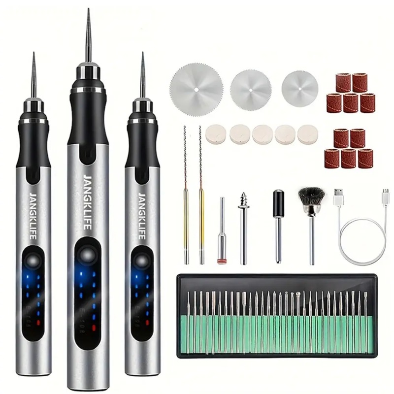 Cordless Rotary Tool Kit Accessories - Penna per incisione elettrica Kit di