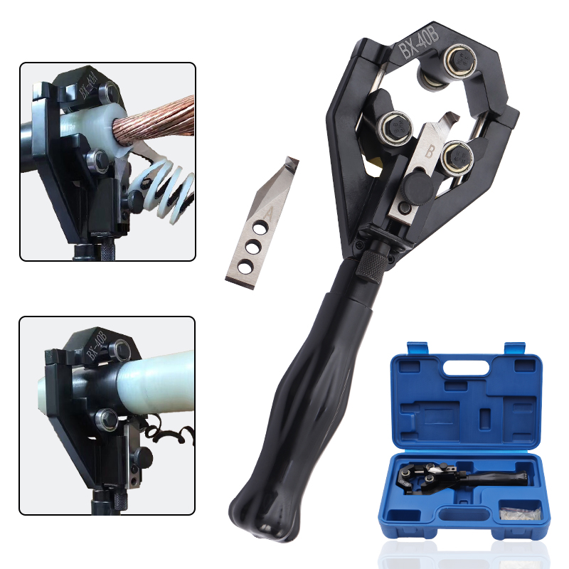 Automatic Wire Stripper Cutter - Spellacavi BX-40A, strumento spelafili multifunzionale Spellacavi