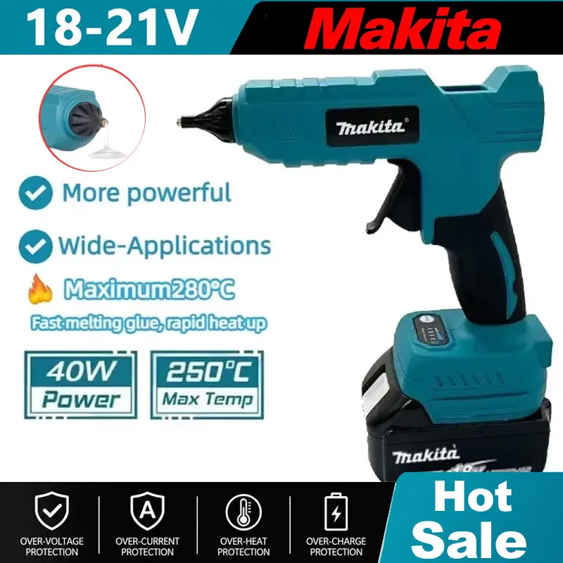 Hot Melt Glue Gun Cordless - Pistola per colla a caldo elettrica