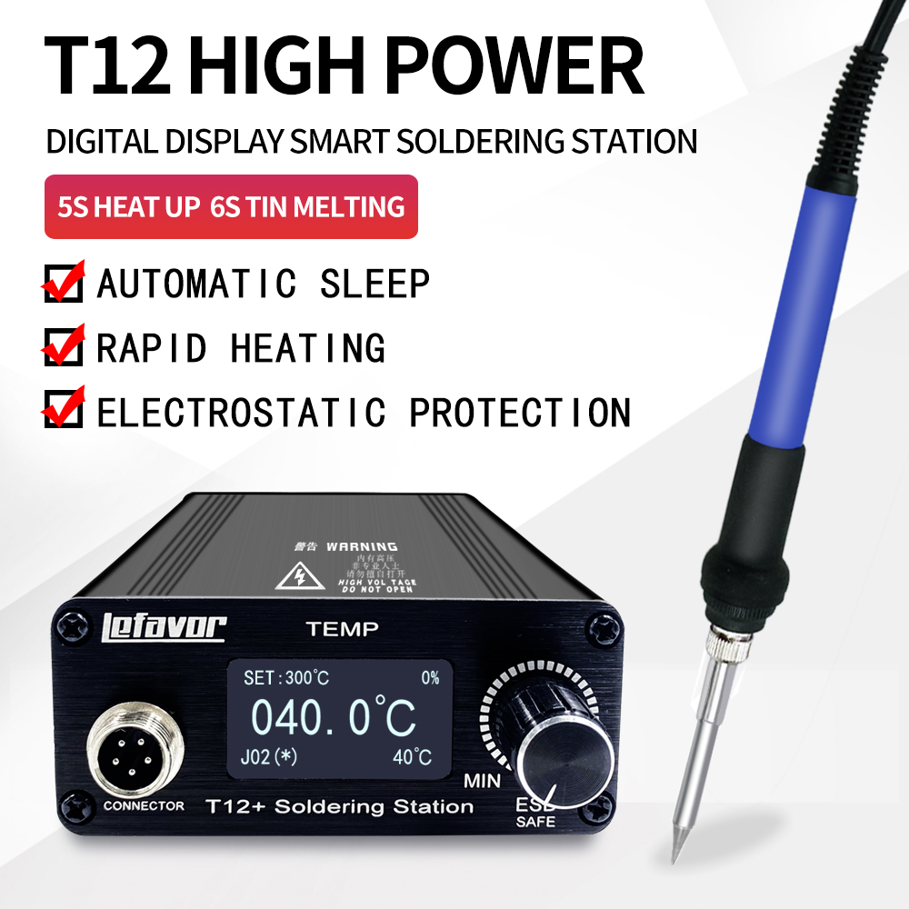 Digital Soldering Station T12 - Stazione di saldatura T12 + Saldatore