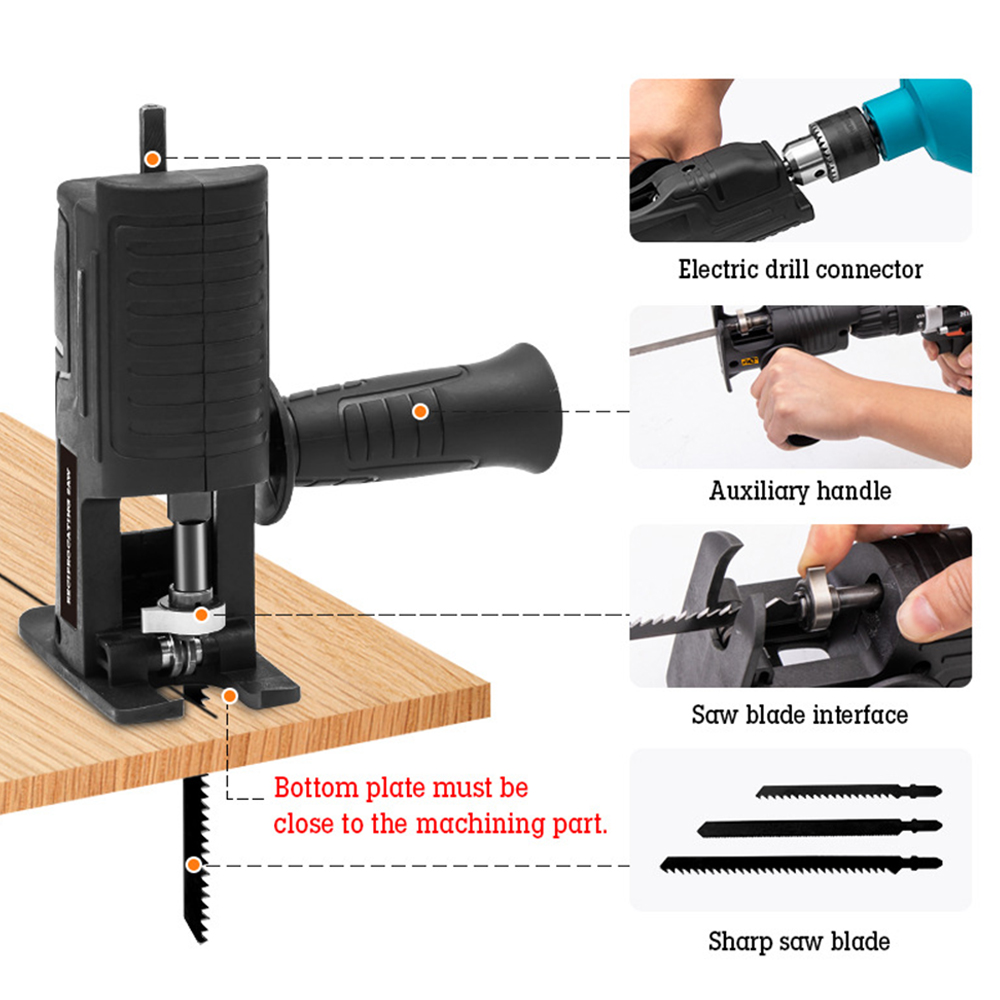 Adattatore Portatile per Sega  - Reciprocating Saw Attachment Drill recensione e prezzo