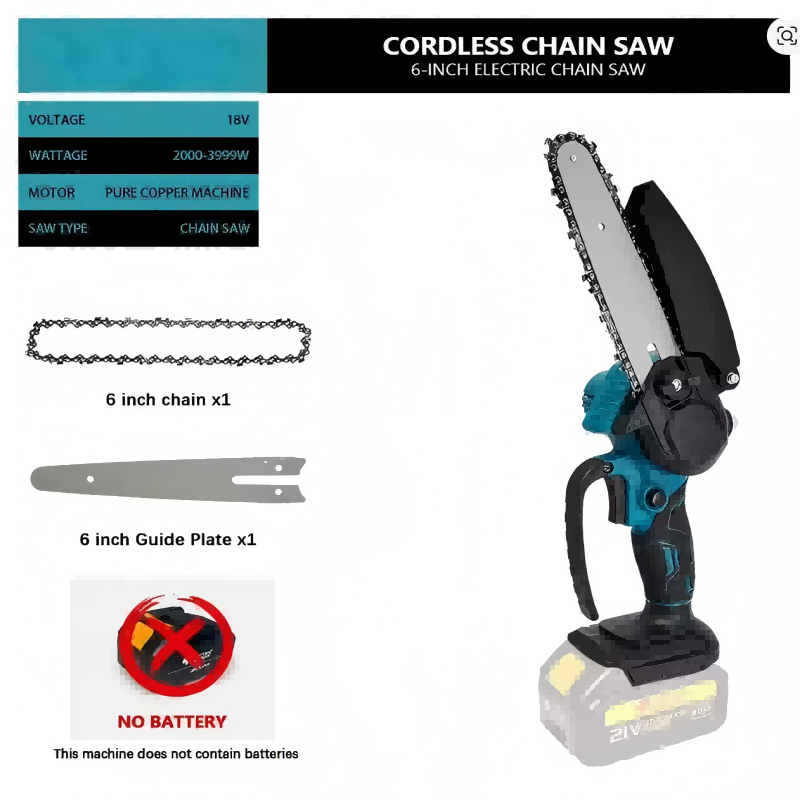 1700 giri/min Mini motosega el - Mini Electric Chainsaw 6 Inch recensione e prezzo