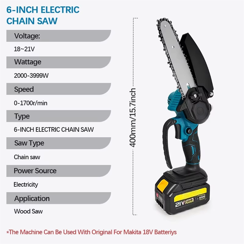 1700 giri/min Mini motosega el - Mini Electric Chainsaw 6 Inch recensione e prezzo