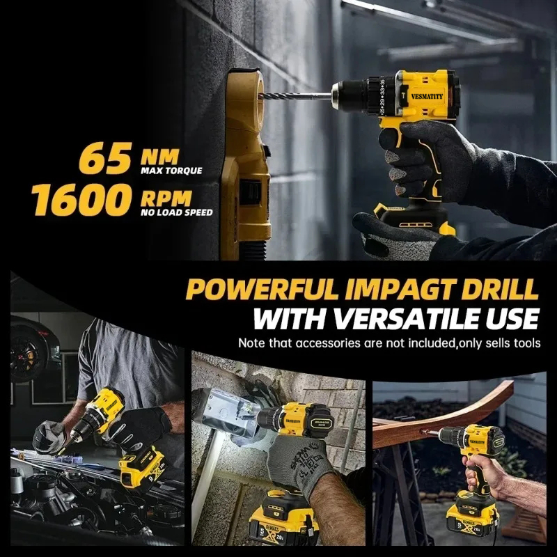 Trapano a Percussione Senza Sp - Brushless Cordless Electric Drill 18V recensione e prezzo