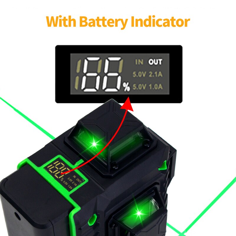 FEIDSIDE 16/12 linee livello L - Laser Level 16 Lines 4D Green recensione e prezzo