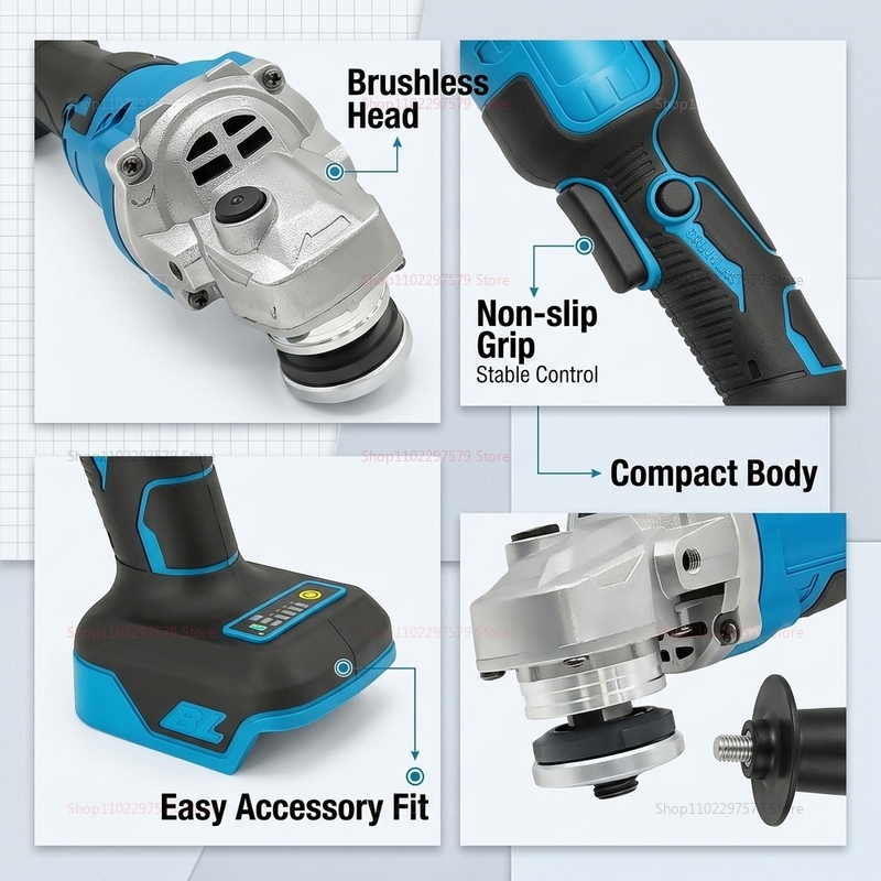 Smerigliatrice Angolare Profes - Brushless Angle Grinder Battery Powered recensione e prezzo