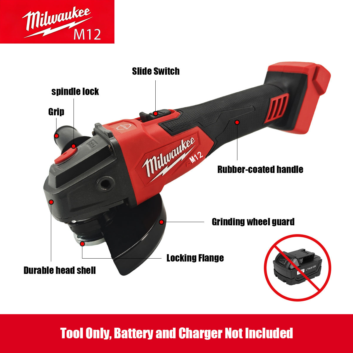 Smerigliatrice Angolare Senza  - Brushless Angle Grinder Battery Powered recensione e prezzo