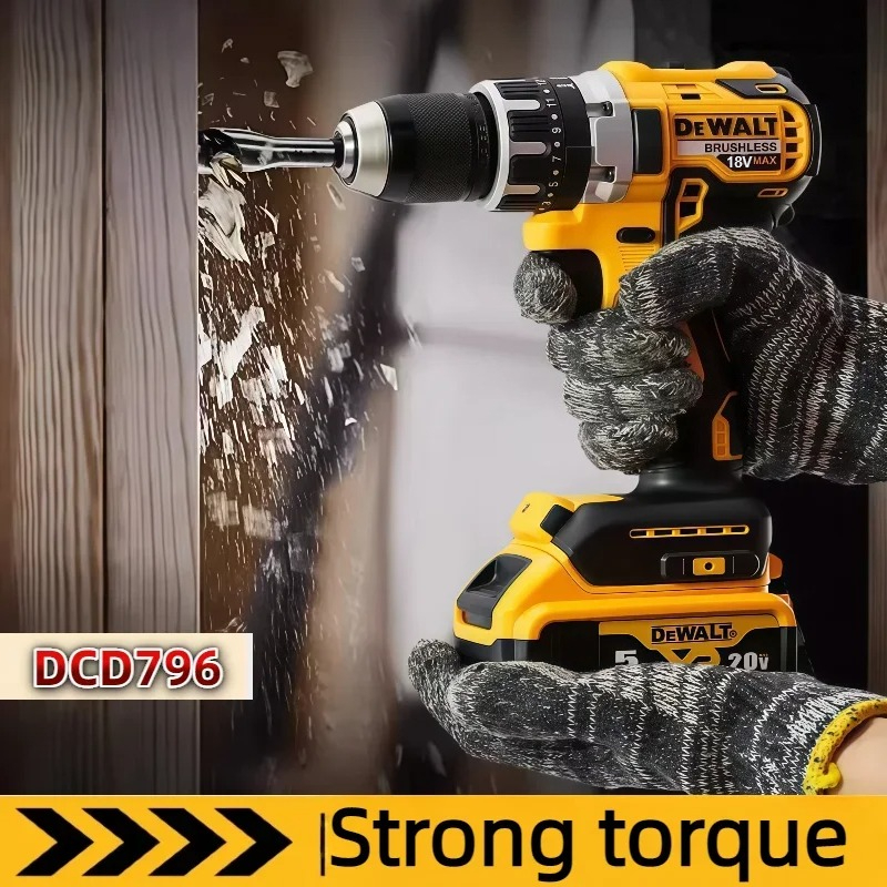 Trapano Elettrico a Impatto De - Brushless Cordless Electric Drill 18V recensione e prezzo