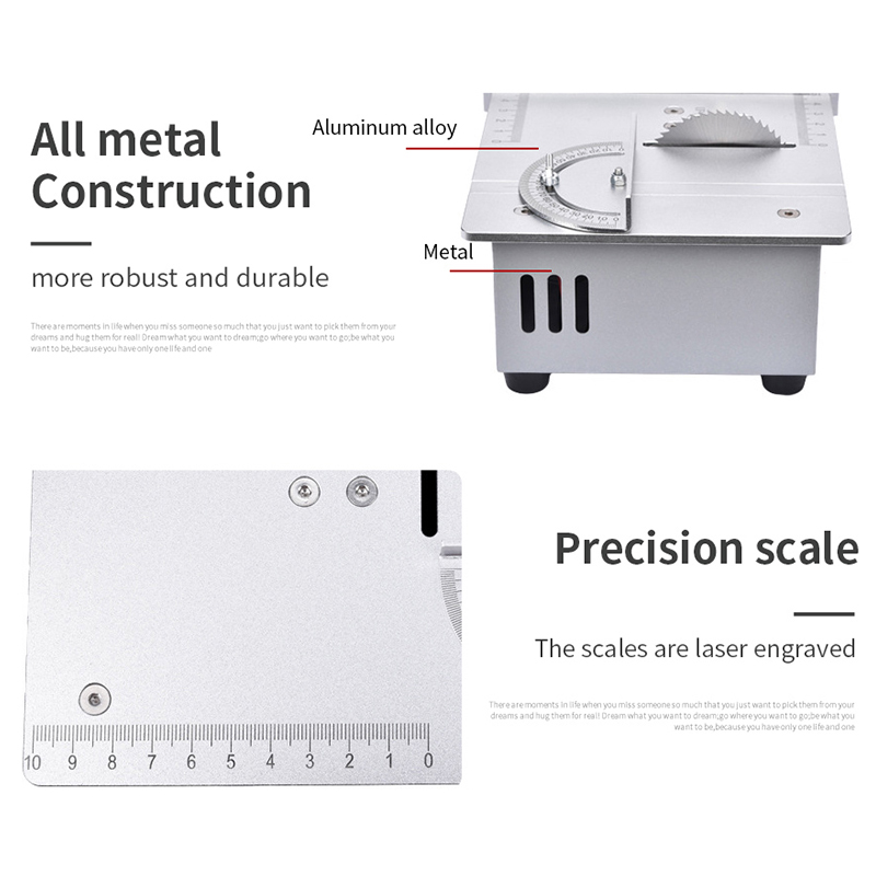 Mini sega da tavolo 96W 5000RP - Mini Table Saw For Woodworking recensione e prezzo