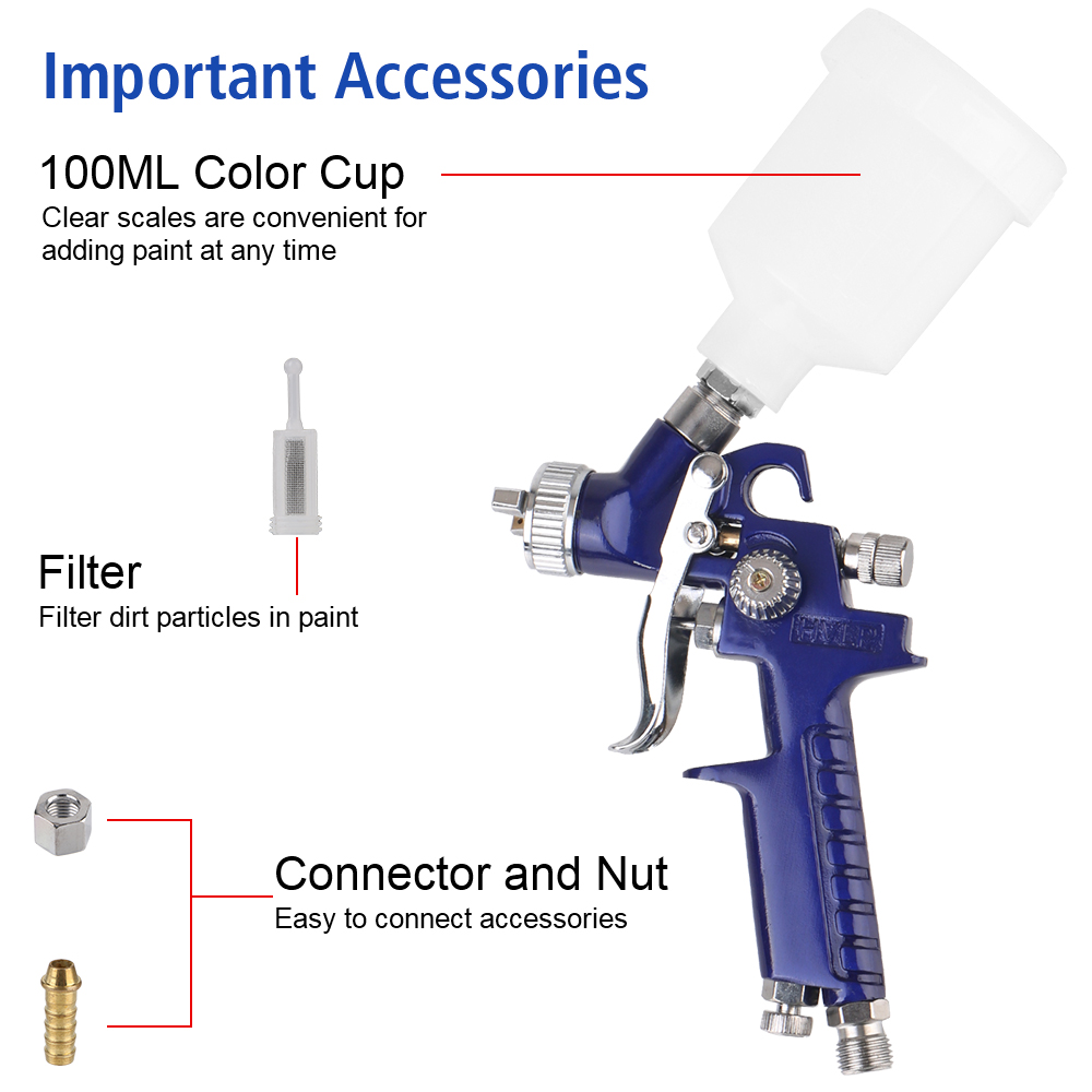 Mini pistole a spruzzo per ver - Airbrush Kit With Mini Compressor recensione e prezzo