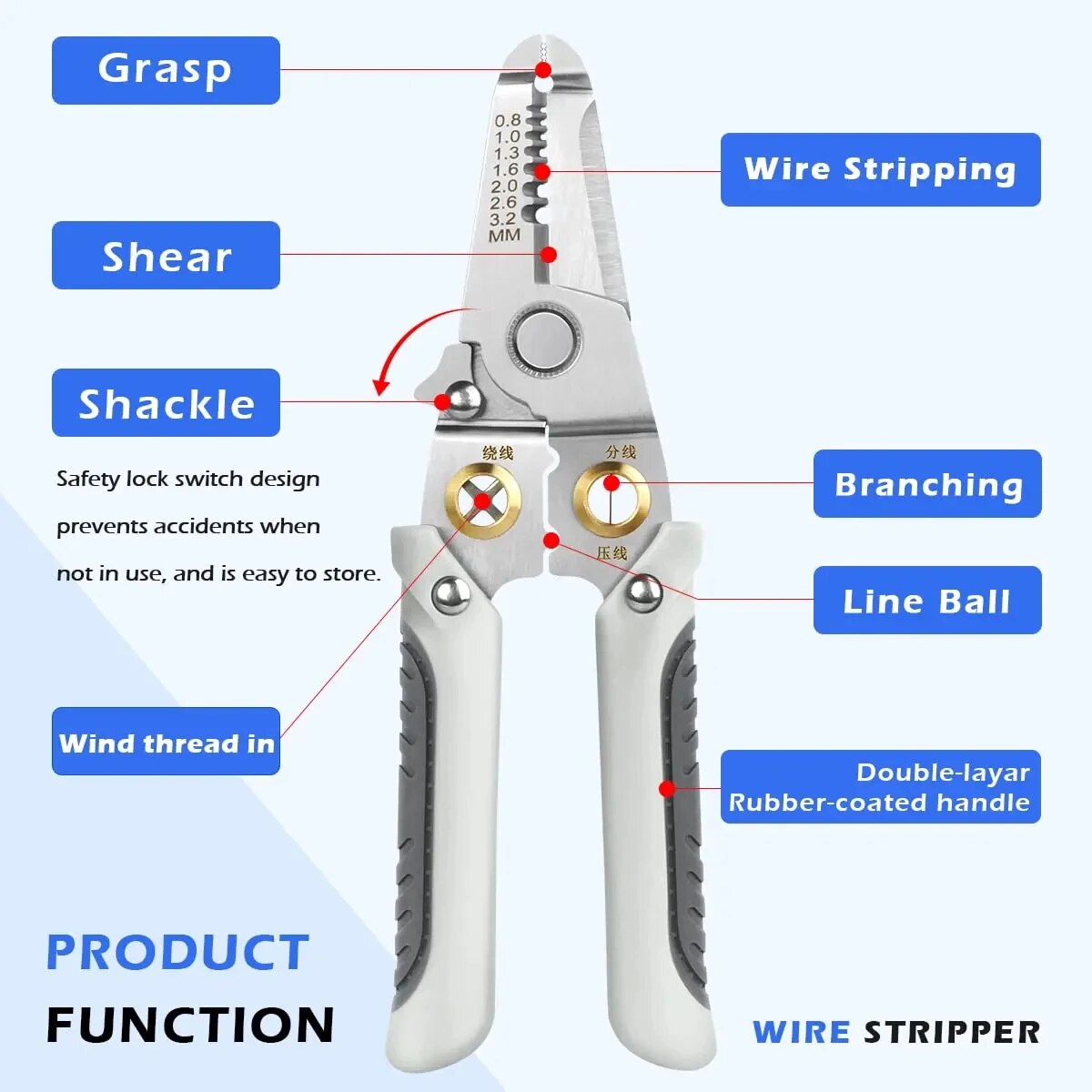 6 in 1 spelafili speciale pinz - Automatic Wire Stripper Cutter recensione e prezzo