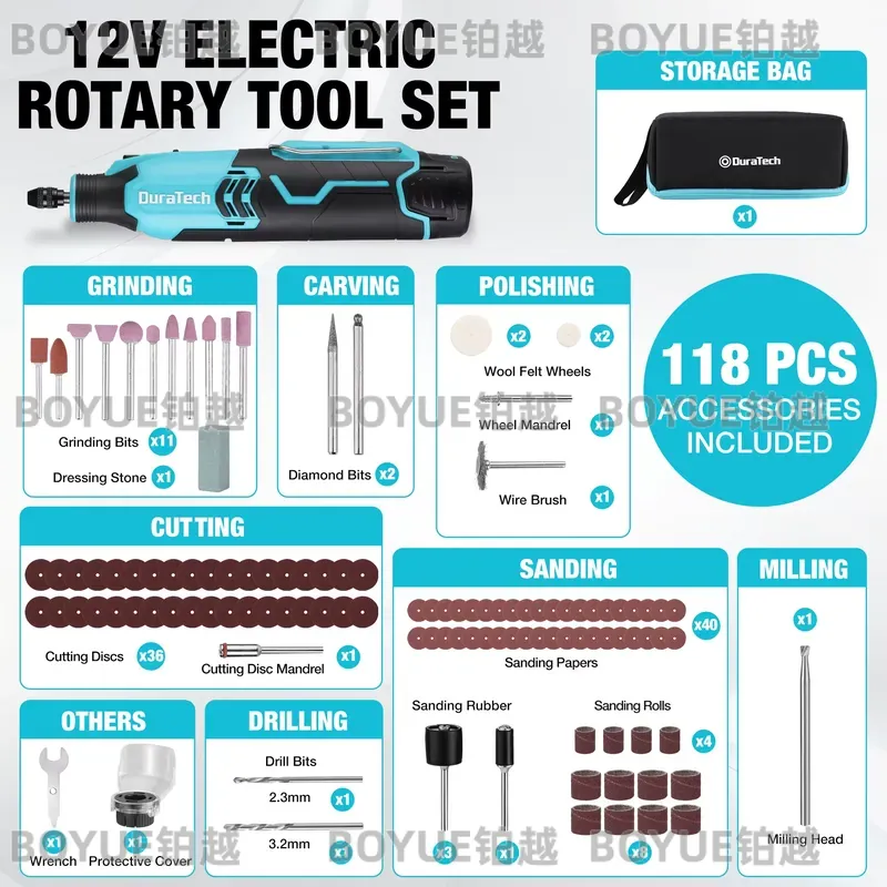 Utensile Rotante Senza Fili 12 - Cordless Rotary Tool Kit Accessories recensione e prezzo