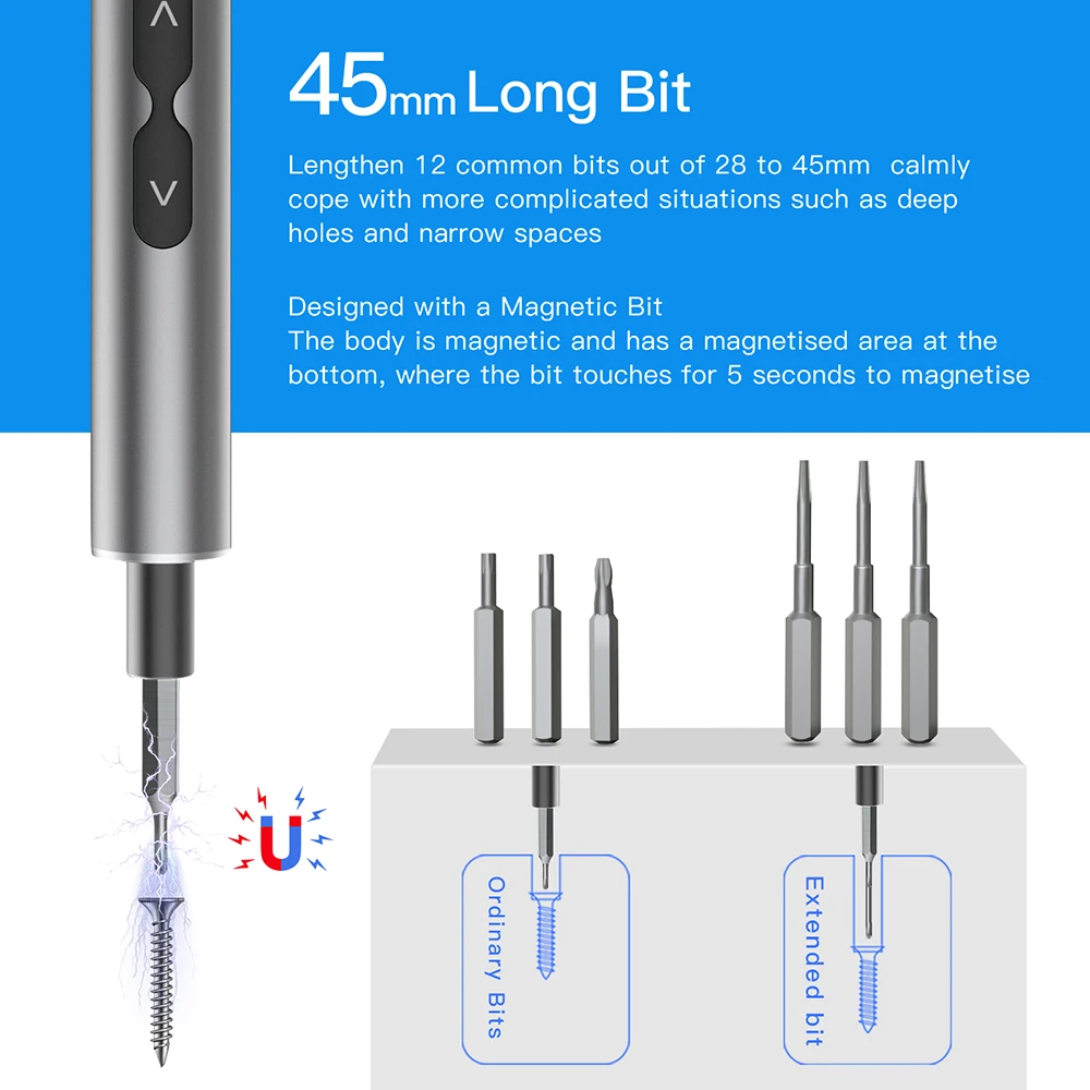 Set di cacciaviti elettrici di - Electric Screwdriver Rechargeable Usb recensione e prezzo