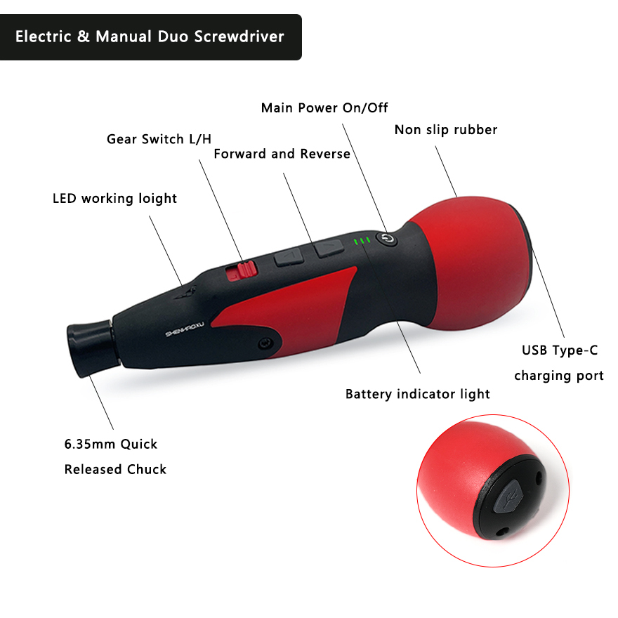 Mini cacciavite elettrico rego - Electric Screwdriver Rechargeable Usb recensione e prezzo