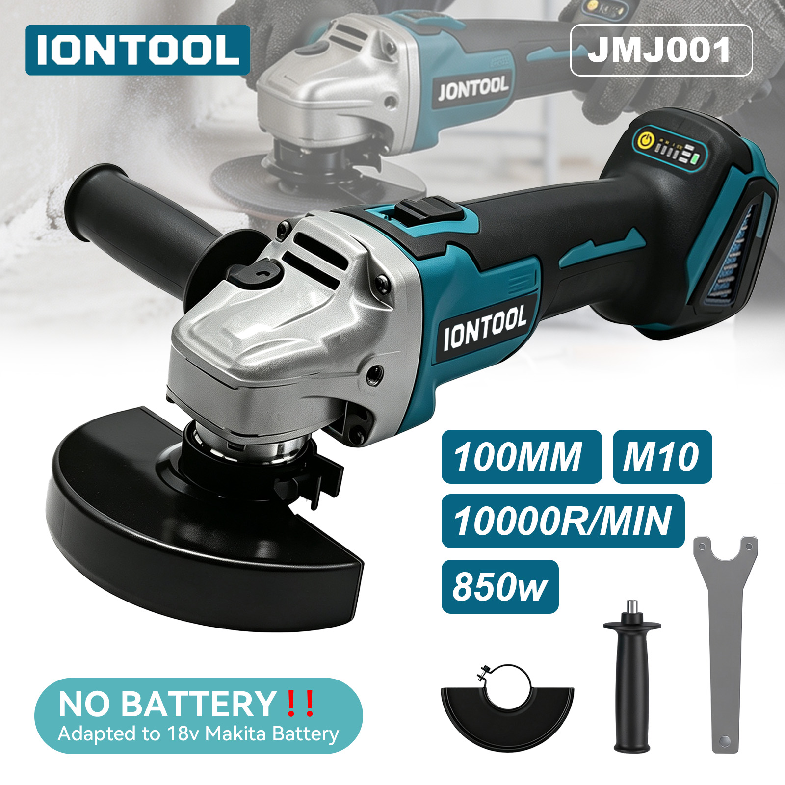 IONTOOL Smerigliatrice Angolar - Brushless Angle Grinder Battery Powered recensione e prezzo