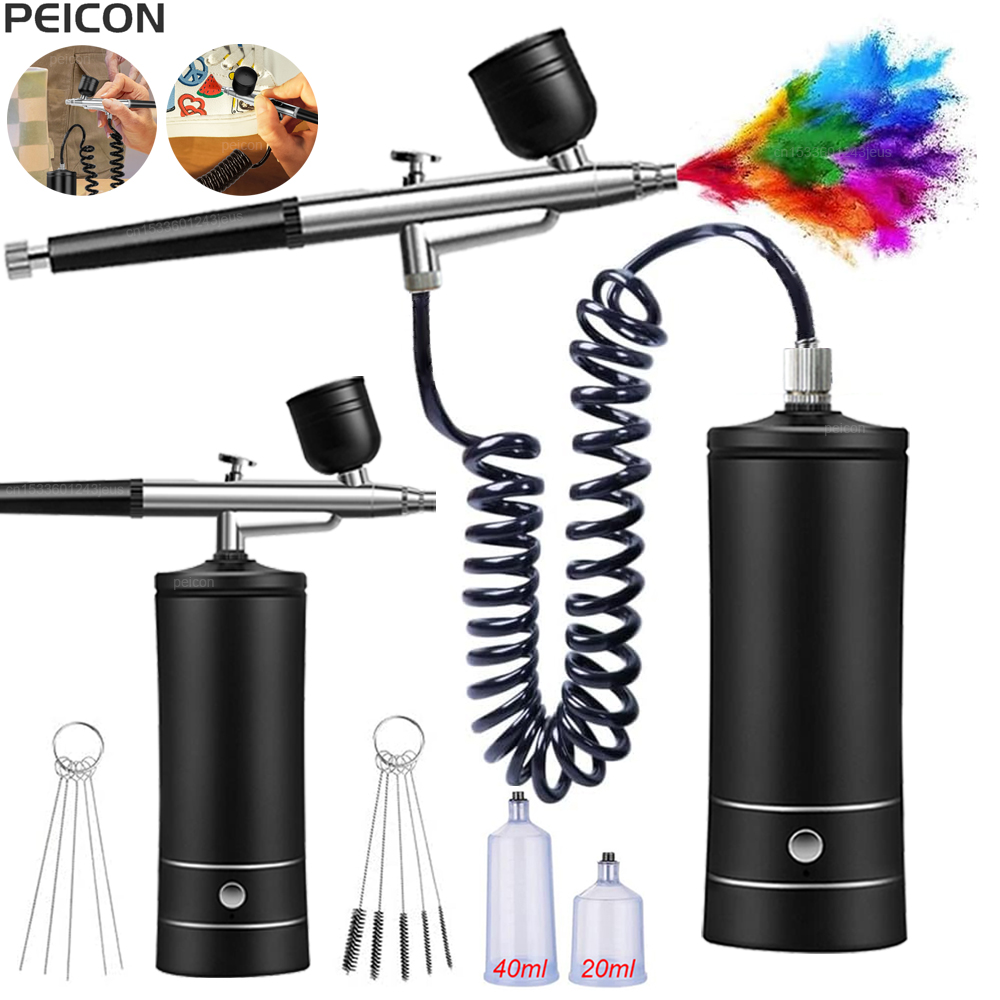 Aerografo con compressore Aero - Airbrush Kit With Mini Compressor recensione e prezzo