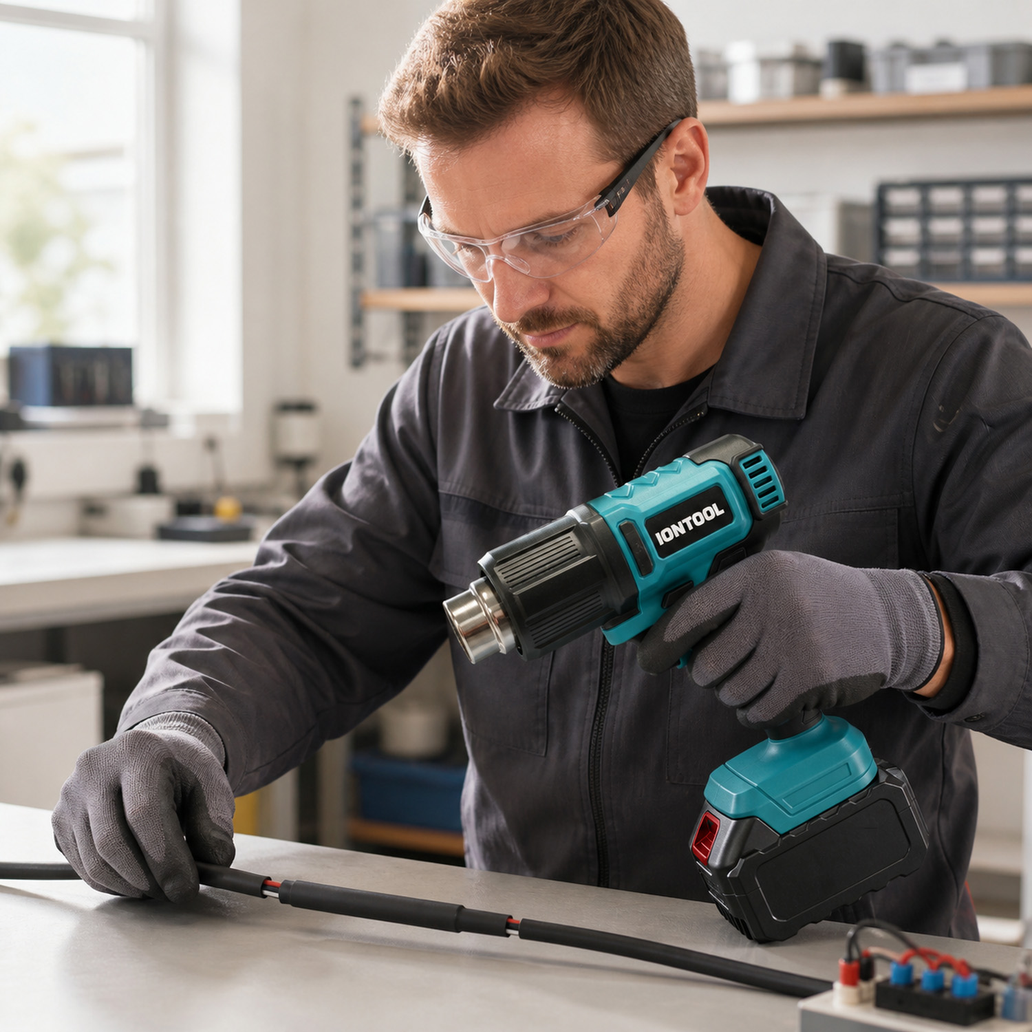 IONTOOL 250/500LPM 550 ℃   Pis - Cordless Heat Gun For Shrink Tubing recensione e prezzo