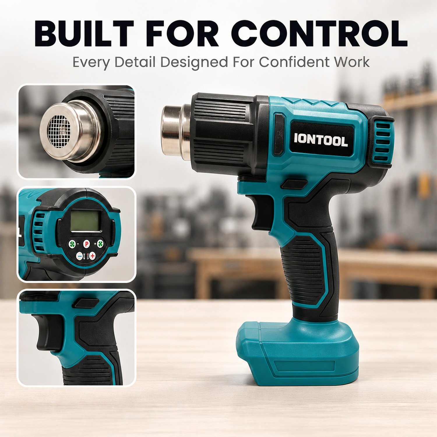 IONTOOL 250/500LPM 550 ℃   Pis - Cordless Heat Gun For Shrink Tubing recensione e prezzo