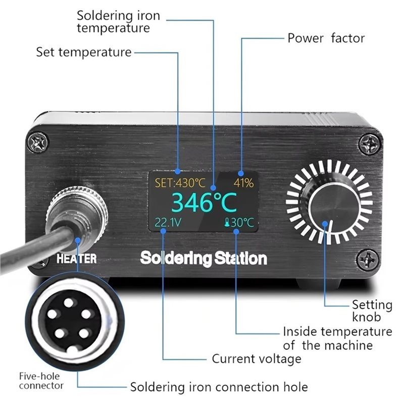 AB11-T12 Stazione di Saldatura - Digital Soldering Station T12 recensione e prezzo