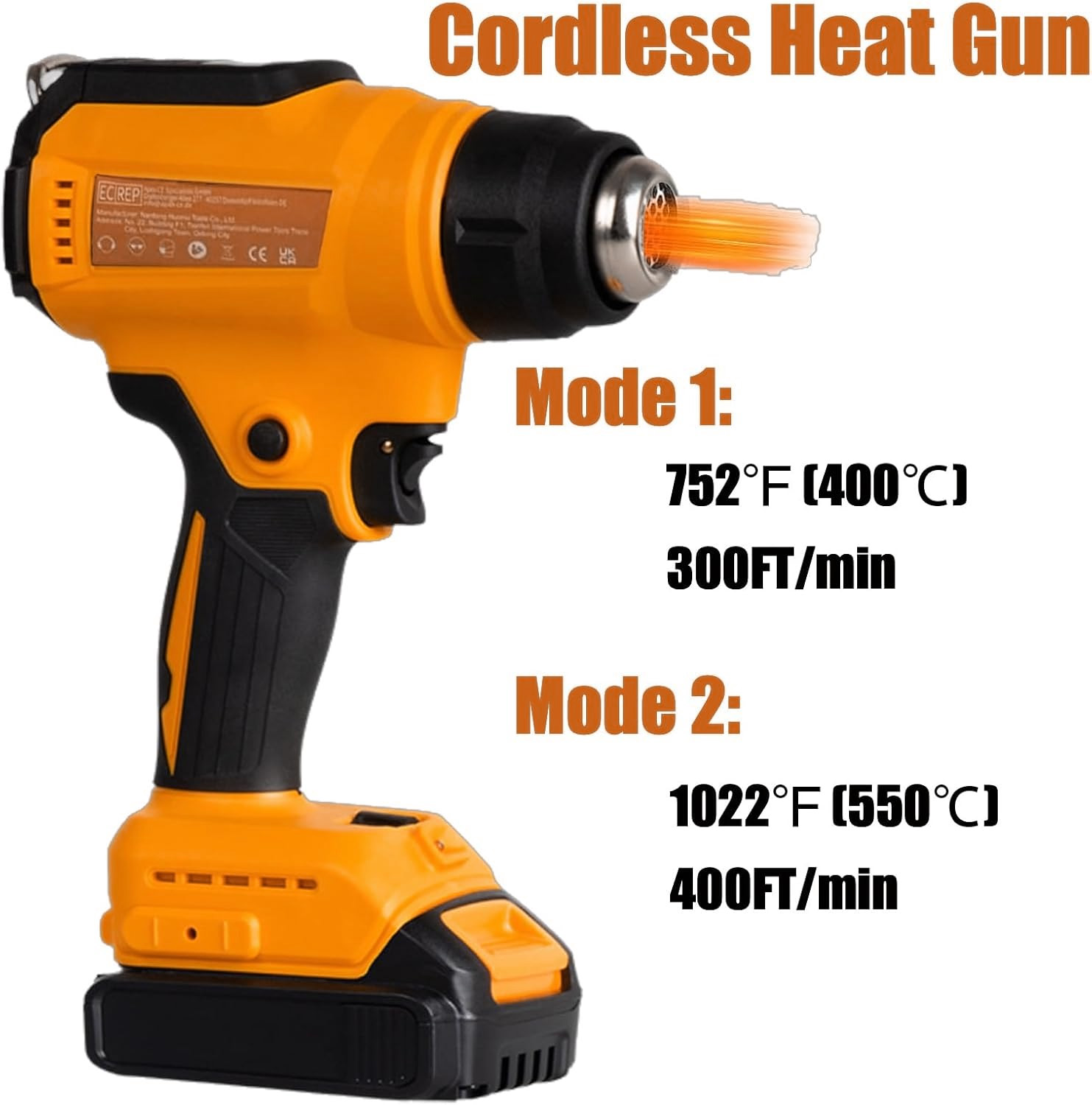 Pistola termica senza fili per - Cordless Heat Gun For Shrink Tubing recensione e prezzo