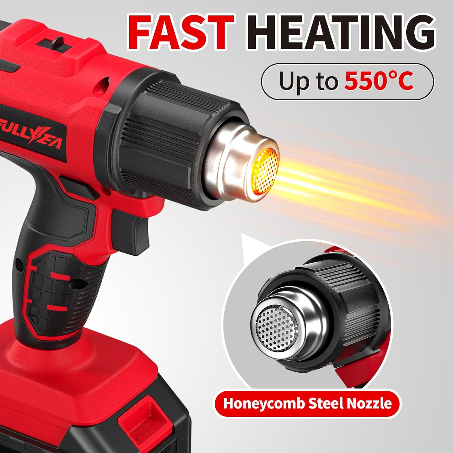 Pistola ad aria calda senza fi - Cordless Heat Gun For Shrink Tubing recensione e prezzo