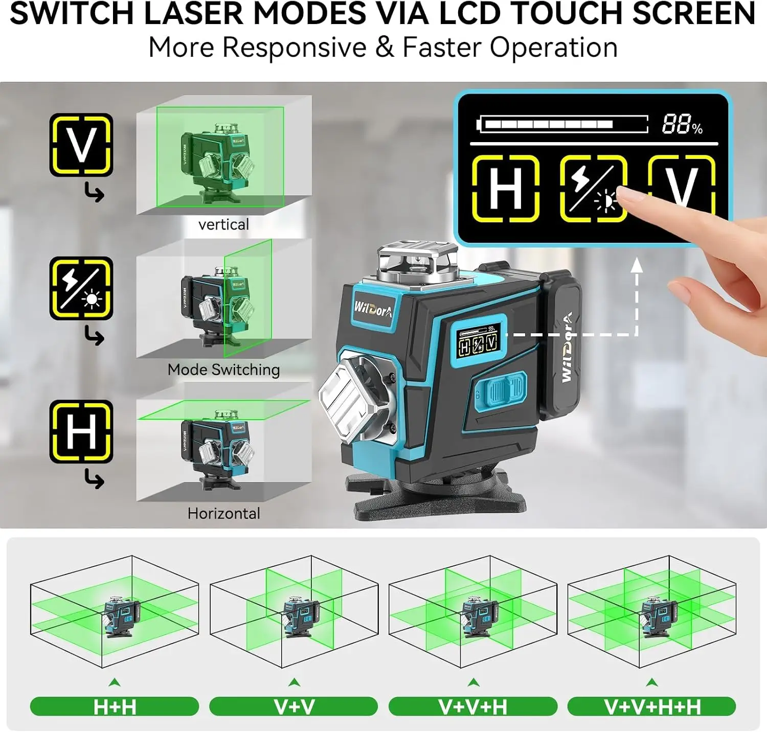 Livella laser con treppiede, 4 - Laser Level 16 Lines 4D Green recensione e prezzo