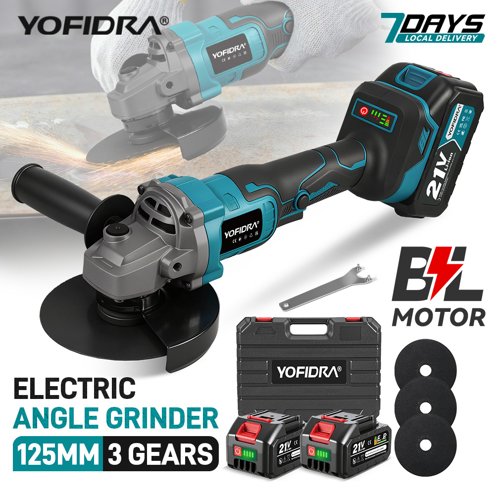 YOFIDRA 125mm Smerigliatrice a - Brushless Angle Grinder Battery Powered recensione e prezzo