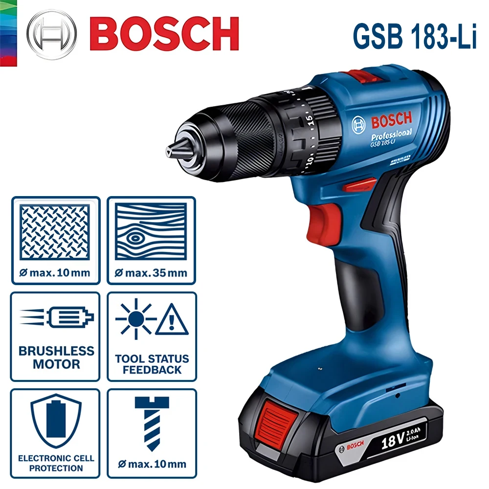 Trapano a Percussione Senza Sp - Brushless Cordless Electric Drill 18V recensione e prezzo