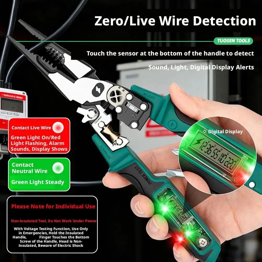 Pinze da Elettricista con Test - Automatic Wire Stripper Cutter recensione e prezzo