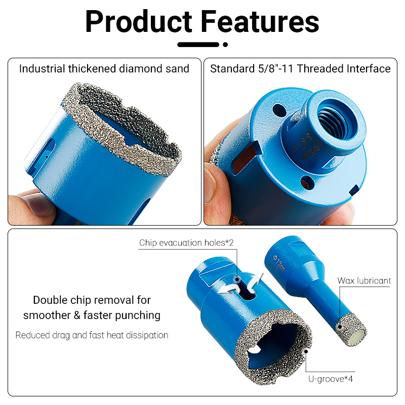 LOZLIN Set di 10 Punte Diamant - Reciprocating Saw Attachment Drill recensione e prezzo