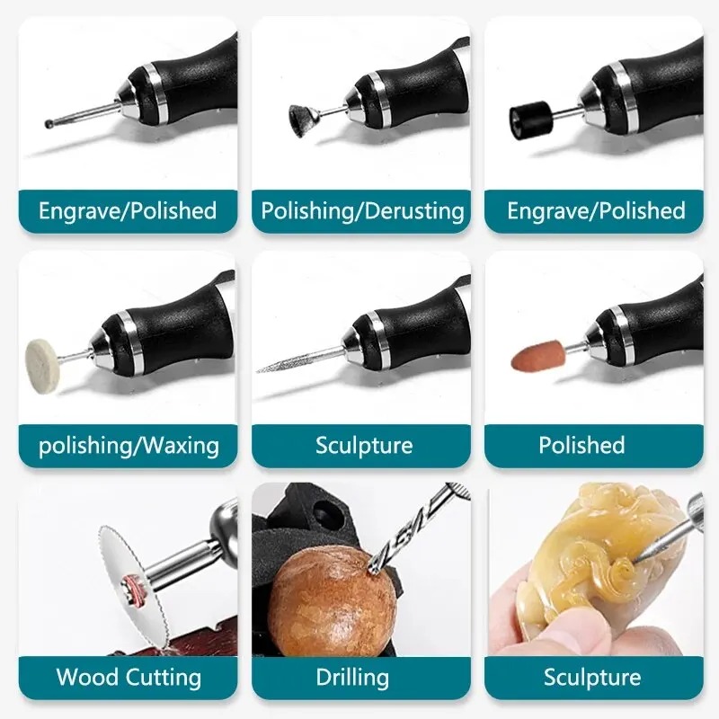 Penna per incisione elettrica  - Cordless Rotary Tool Kit Accessories recensione e prezzo