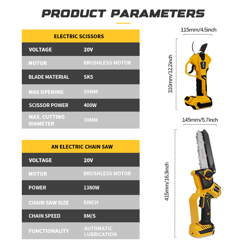 Brushless 6 Pollici Motosega E - Mini Electric Chainsaw 6 Inch recensione e prezzo
