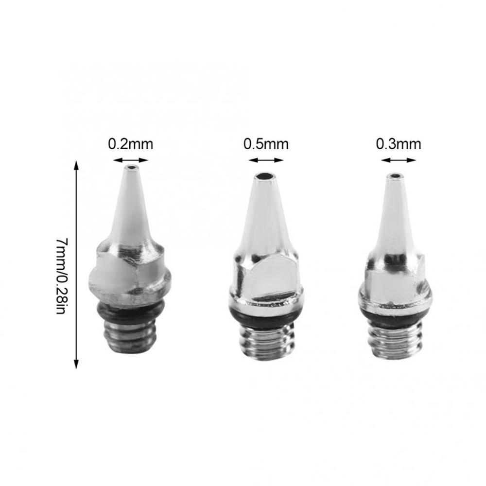 0.2/0.3/0.5MM sostituzione del - Airbrush Kit With Mini Compressor recensione e prezzo