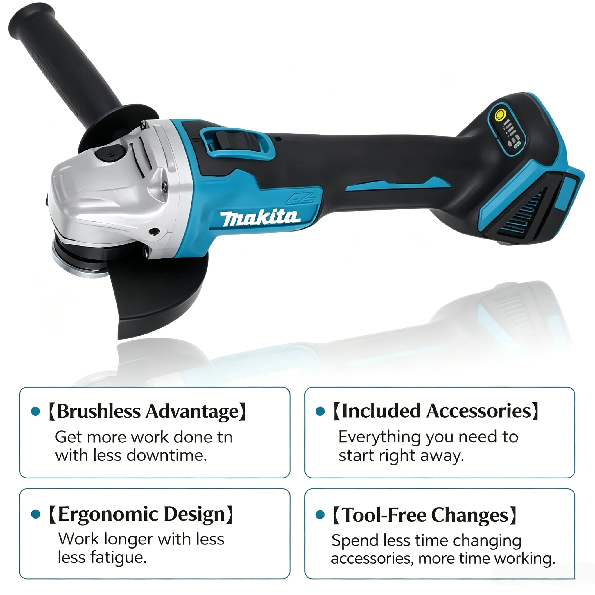 Smerigliatrice angolare Makita - Brushless Angle Grinder Battery Powered recensione e prezzo