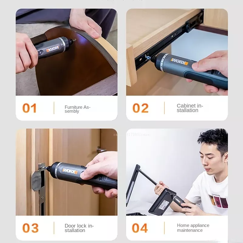 WORX WX242 Set di cacciaviti e - Electric Screwdriver Rechargeable Usb recensione e prezzo