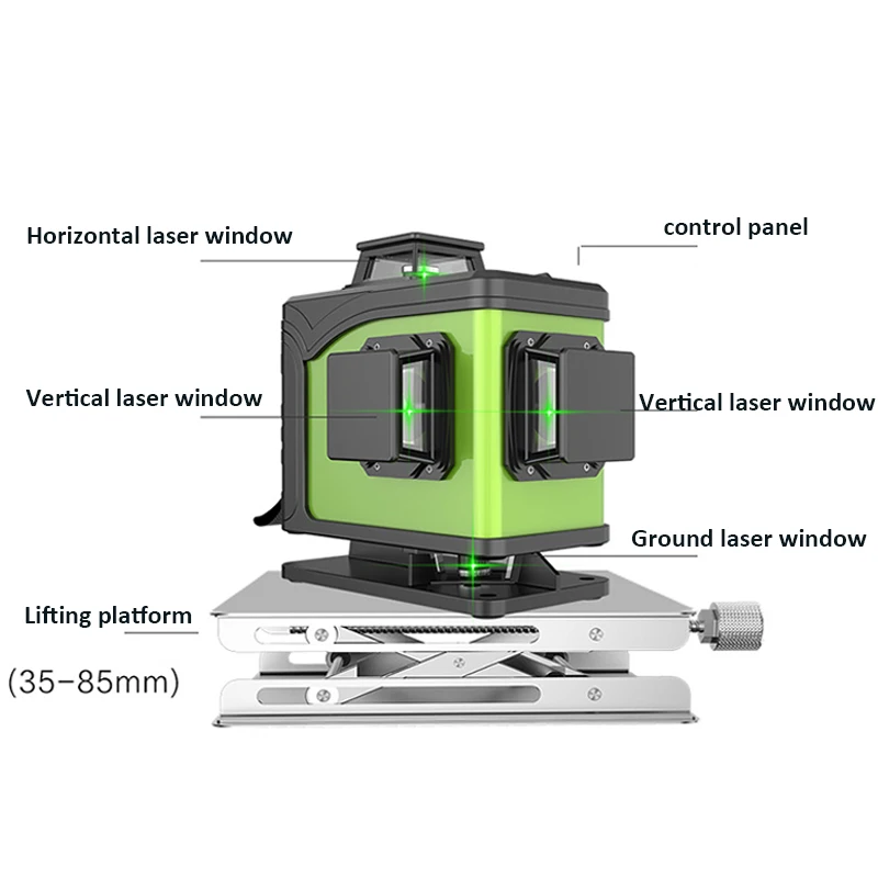 Diodo laser verde 16 linee 4D  - Laser Level 16 Lines 4D Green recensione e prezzo
